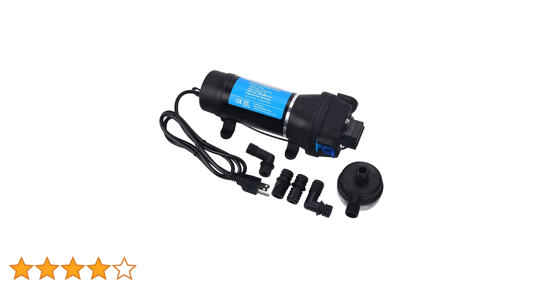 Amazon | Amarine-made 給水 排水ポンプ 自吸式ウォーターポンプ